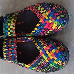 Bernie Mev Rainbow Cuddly Pull-On Mary Jane Shoes | Size 38 EUR  7.5 - 8 US
